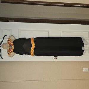 Egyptian Style Women's Large Costume Set Flawed New